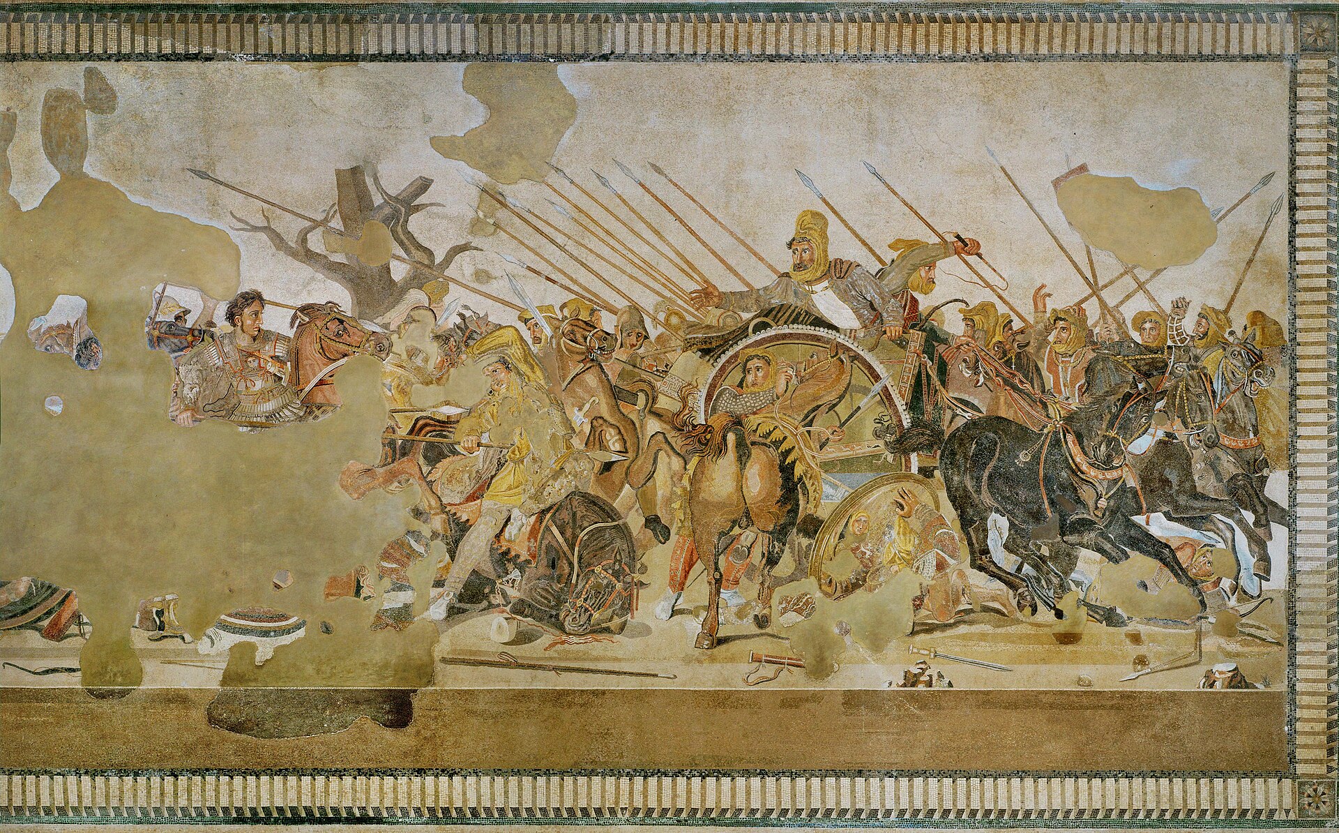 The Alexander Mosaic, Battle of Issus