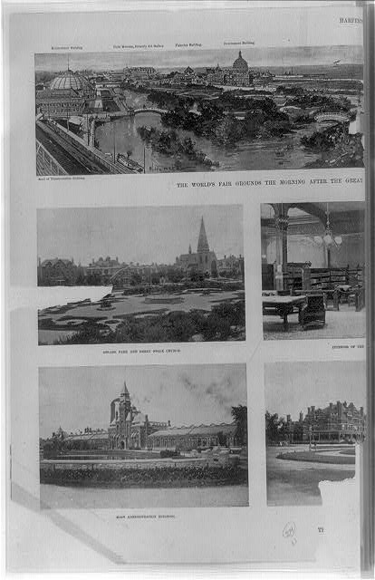 The World's Fair grounds the morning after the great fire, July 5, 1894