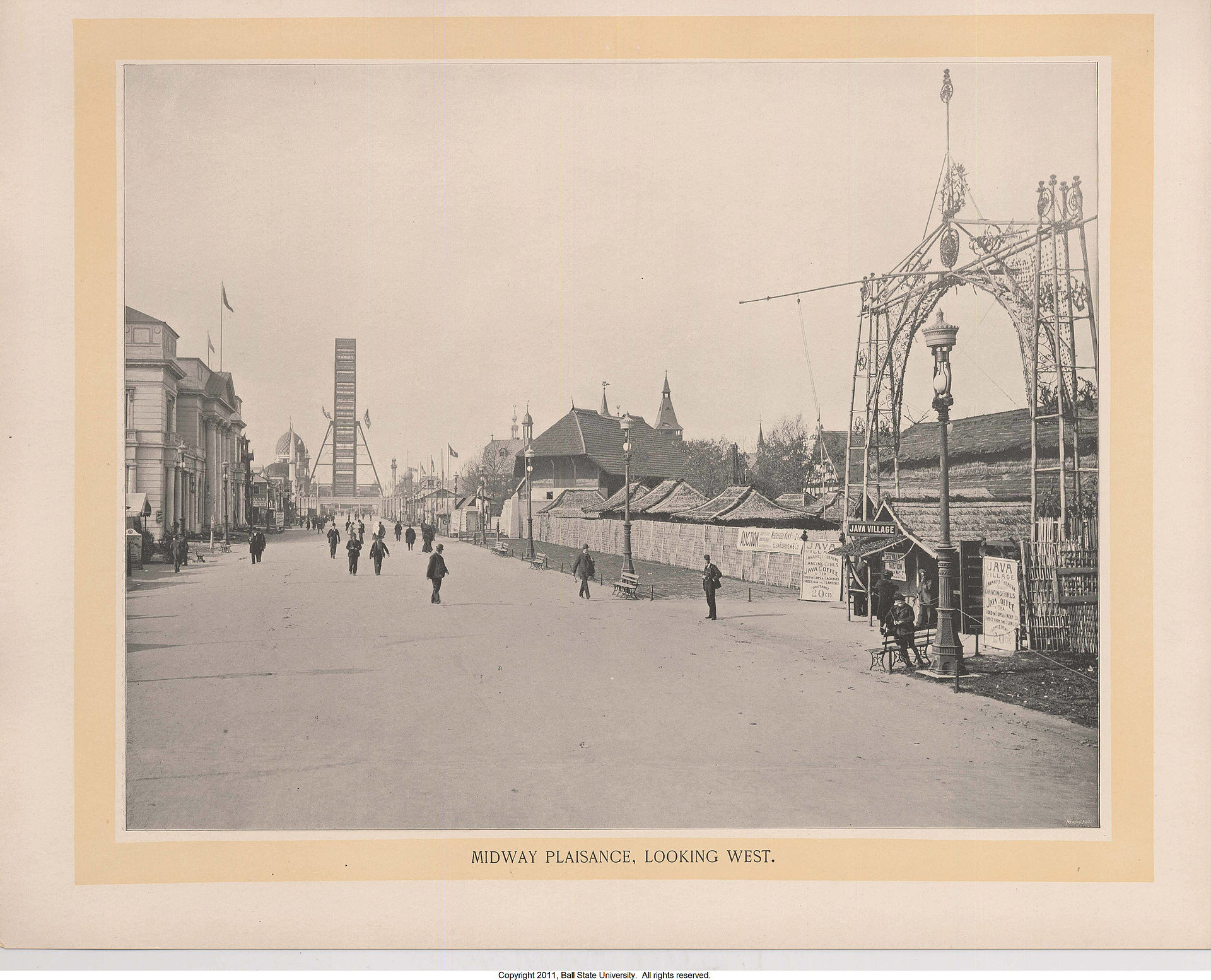Midway Plaisance, looking west, 1893