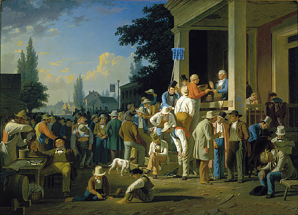 George Caleb Bingham, The County Election, 1852. Saint Louis Art Museum.