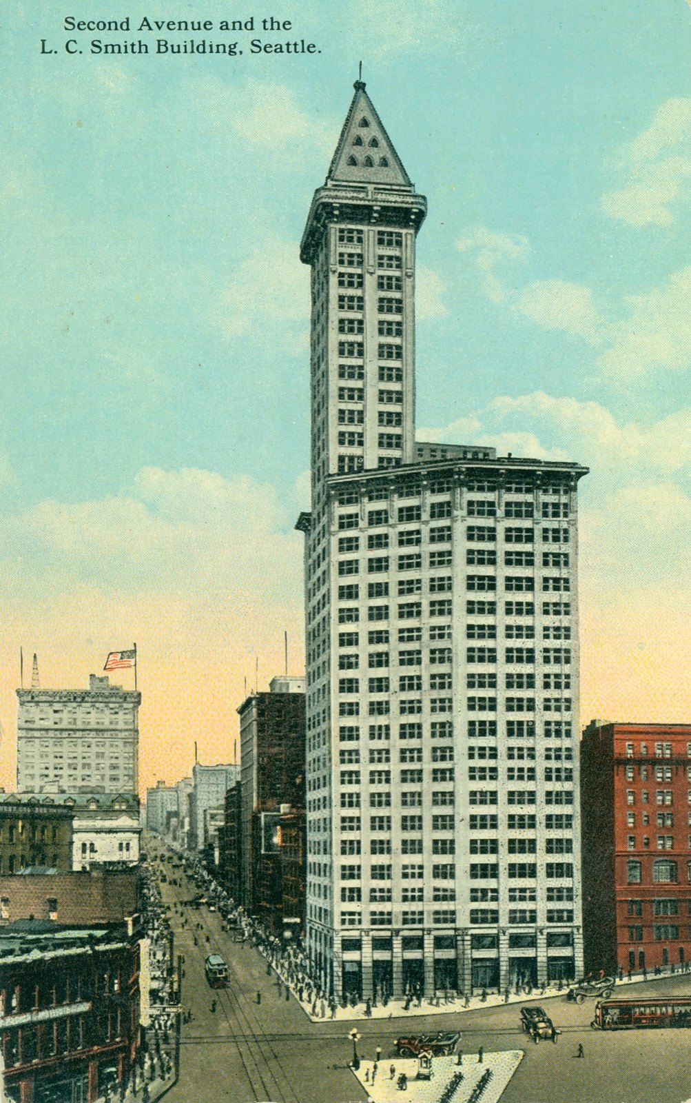 Smith Tower, about 1914